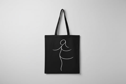 Tas met print “dancer”